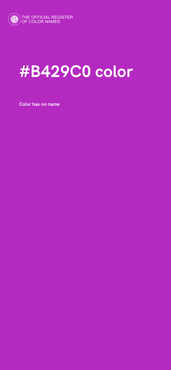 #B429C0 color image