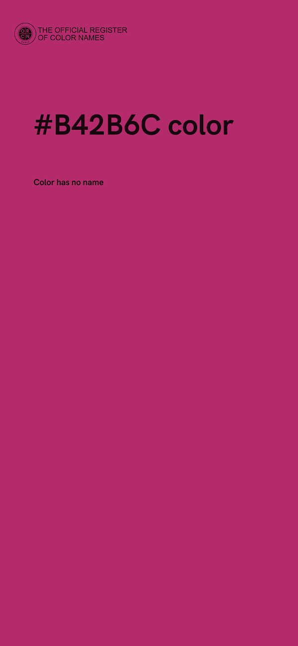 #B42B6C color image
