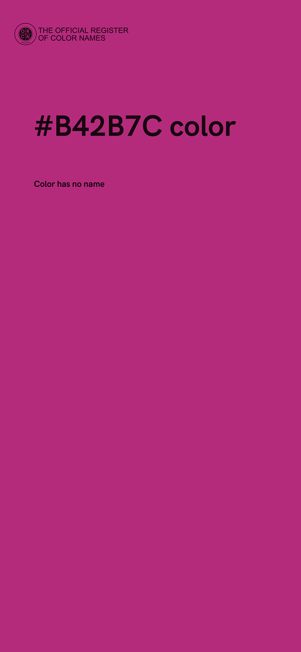 #B42B7C color image