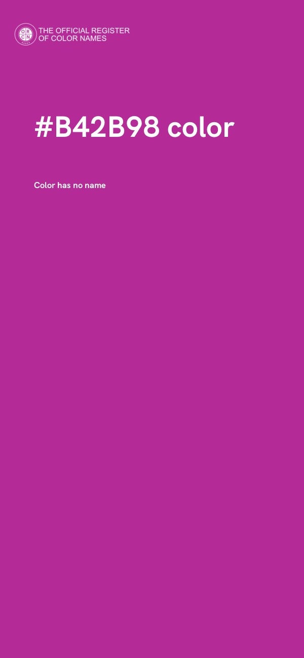 #B42B98 color image