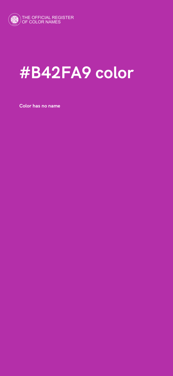 #B42FA9 color image