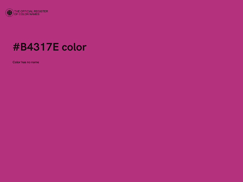 #B4317E color image