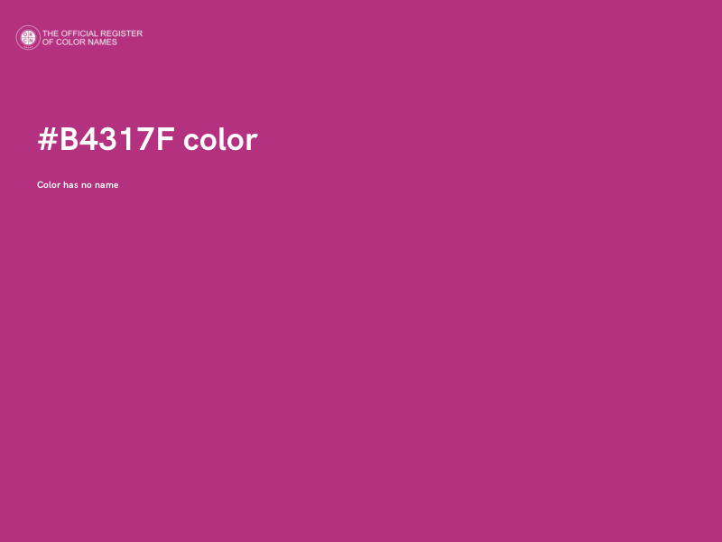 #B4317F color image