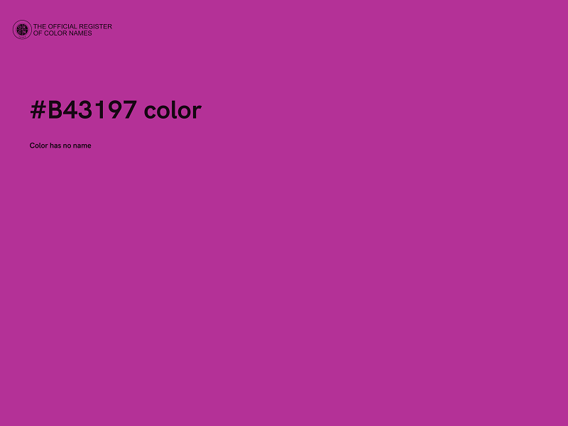 #B43197 color image