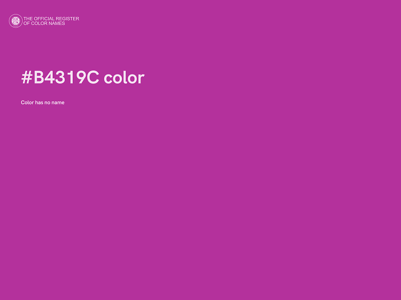 #B4319C color image