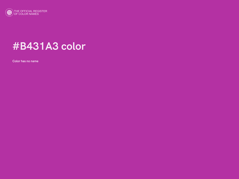 #B431A3 color image