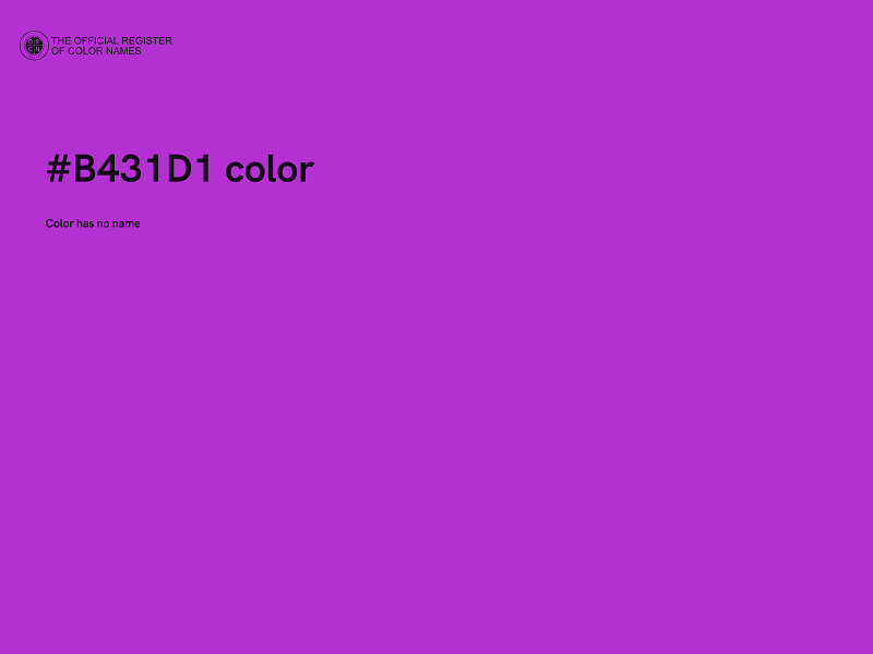 #B431D1 color image