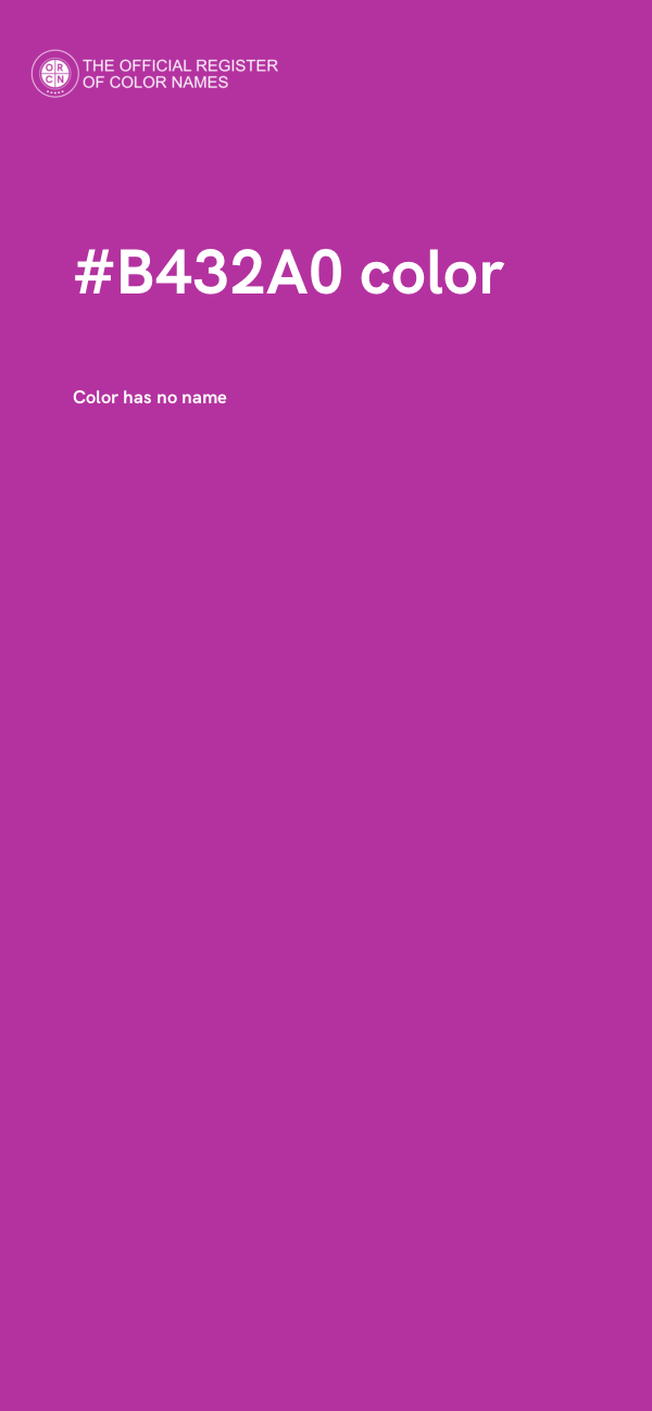 #B432A0 color image