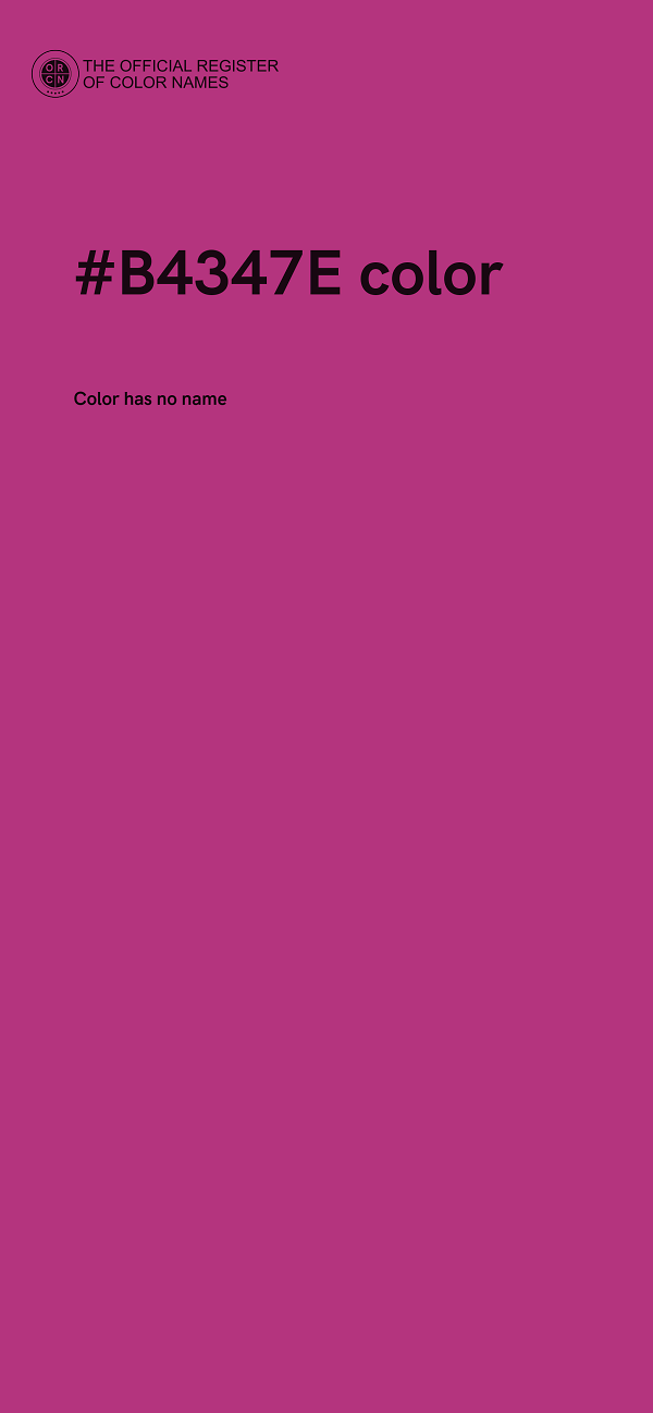 #B4347E color image