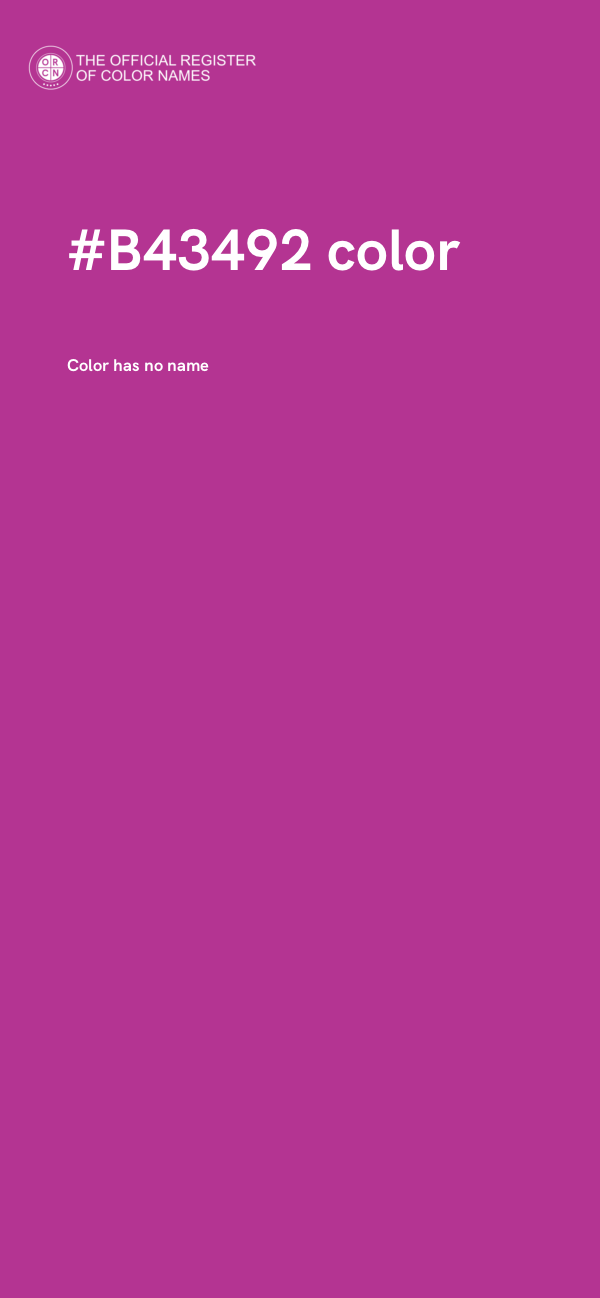 #B43492 color image