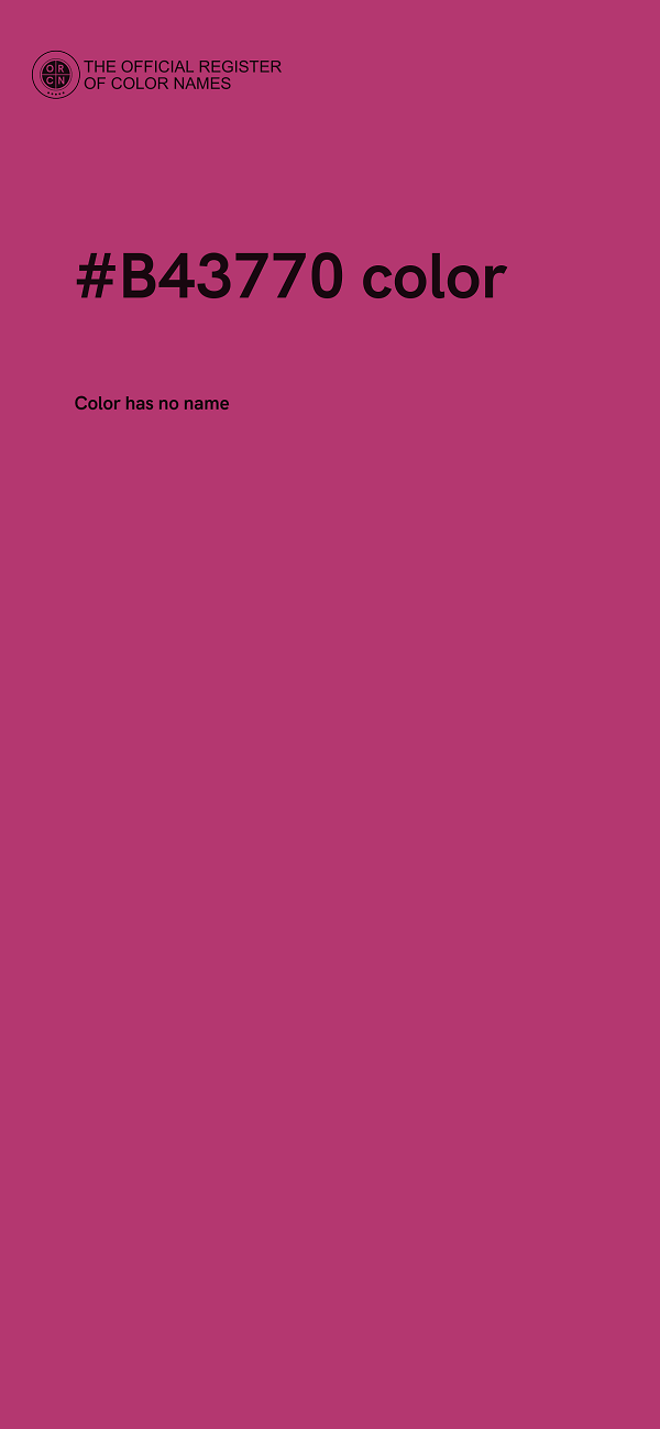 #B43770 color image