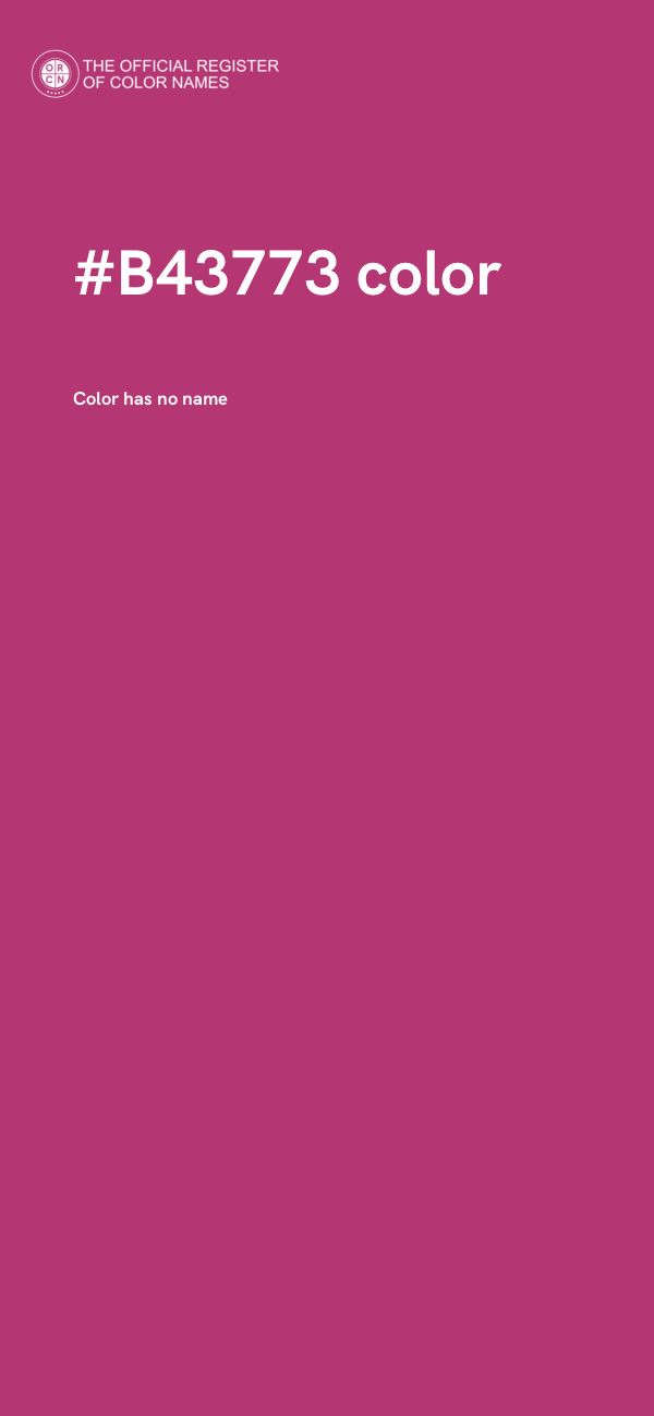 #B43773 color image
