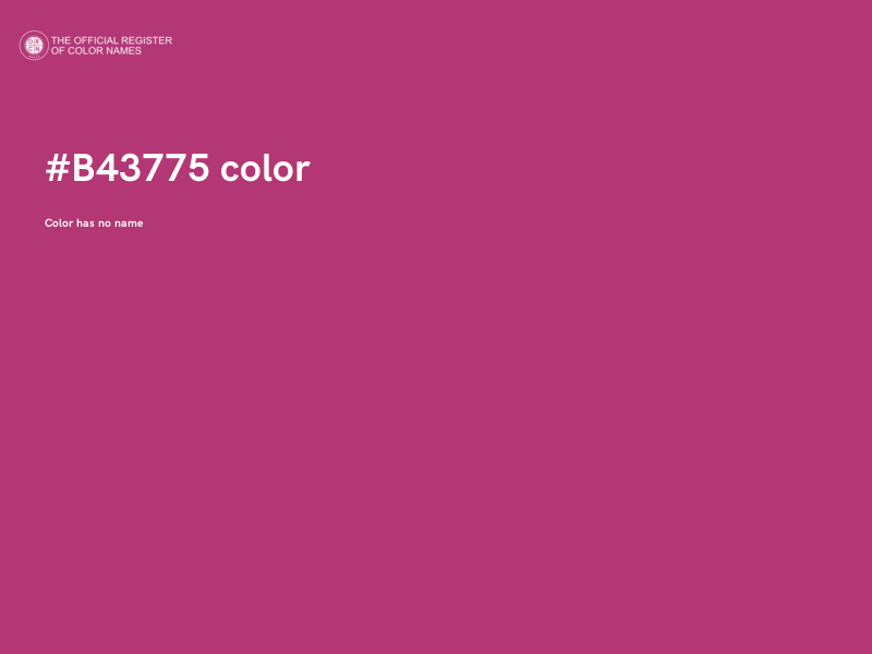 #B43775 color image