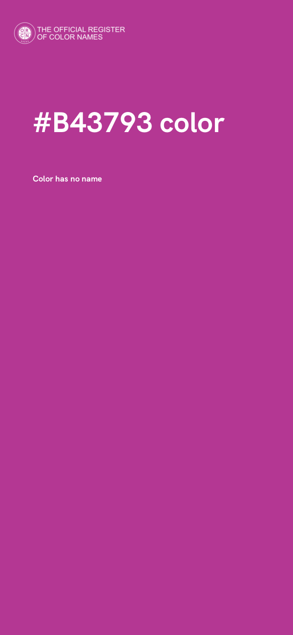 #B43793 color image
