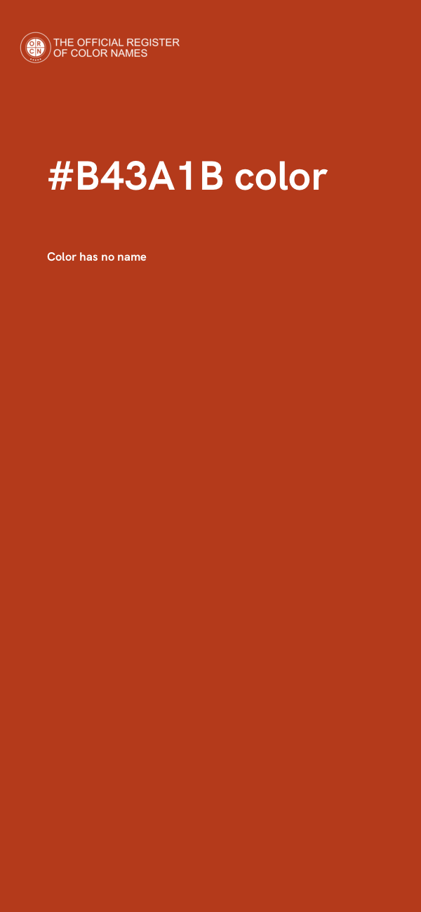#B43A1B color image