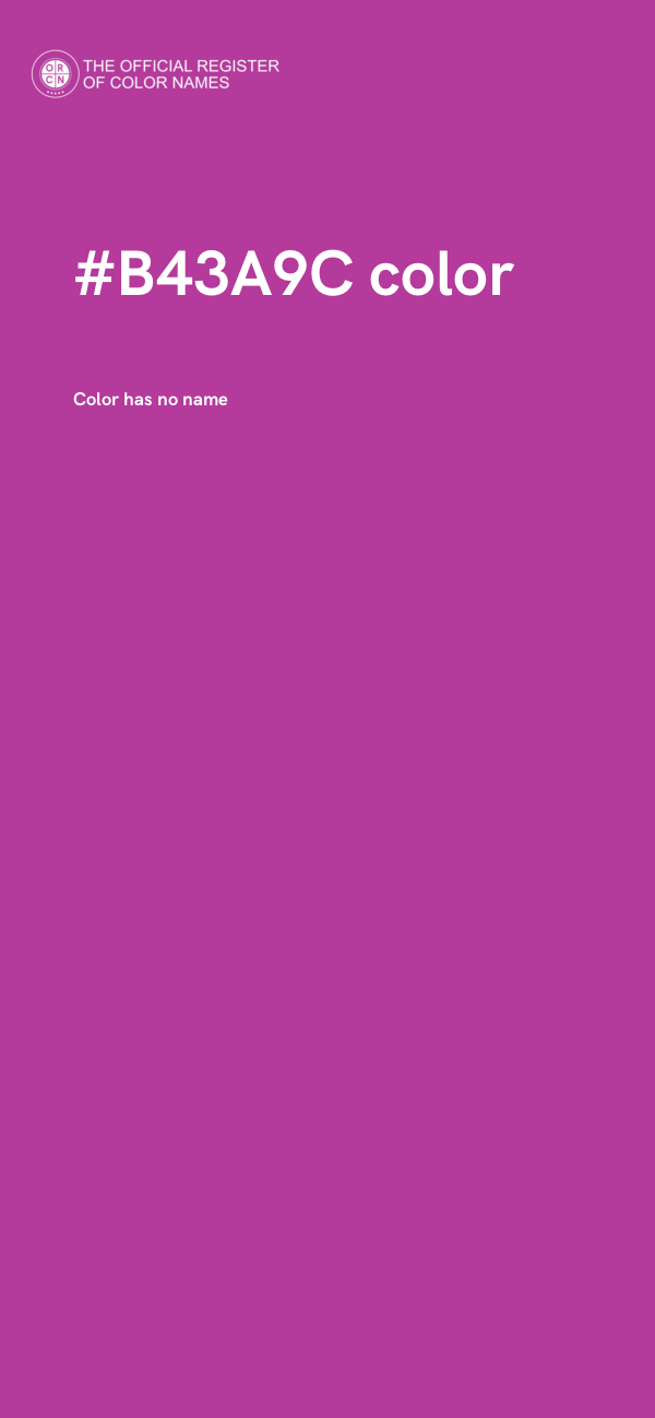 #B43A9C color image