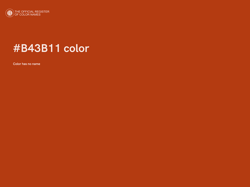 #B43B11 color image