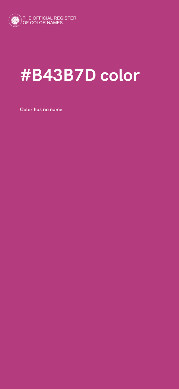 #B43B7D color image