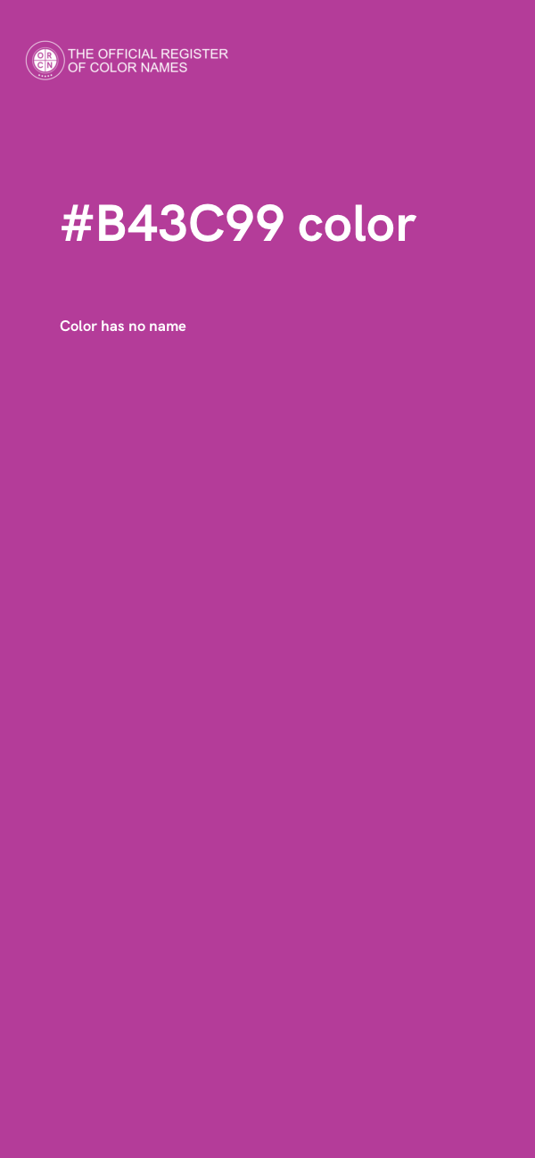 #B43C99 color image
