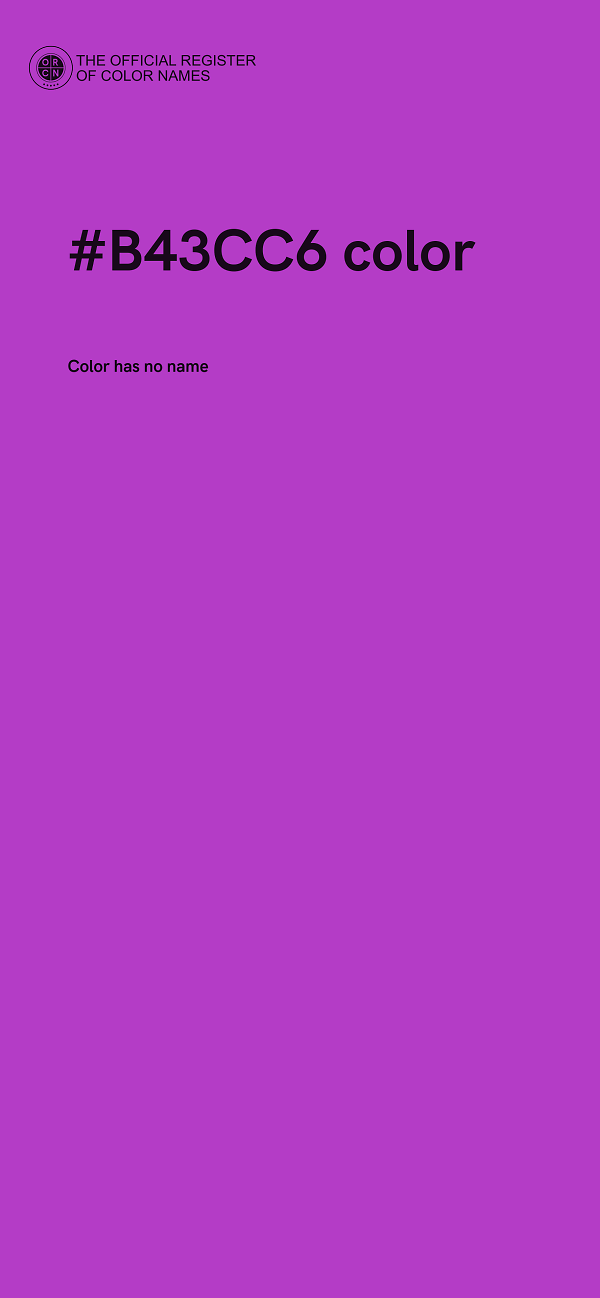 #B43CC6 color image