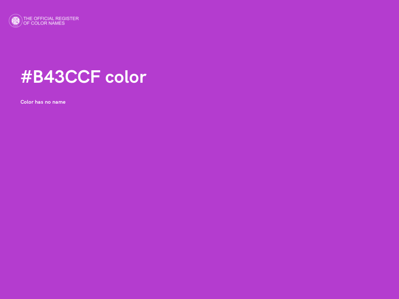 #B43CCF color image