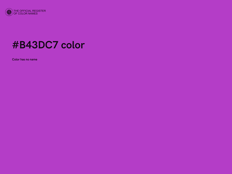 #B43DC7 color image