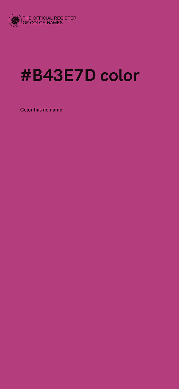 #B43E7D color image