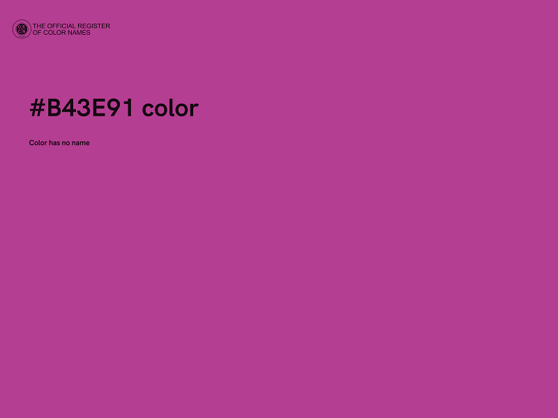#B43E91 color image
