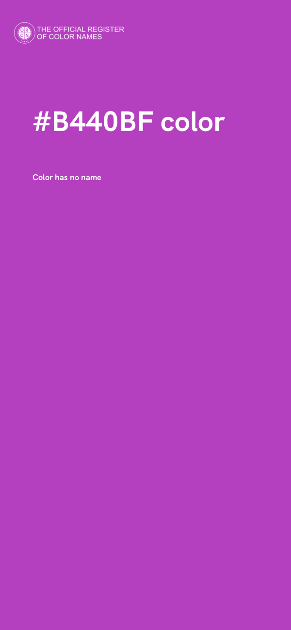 #B440BF color image