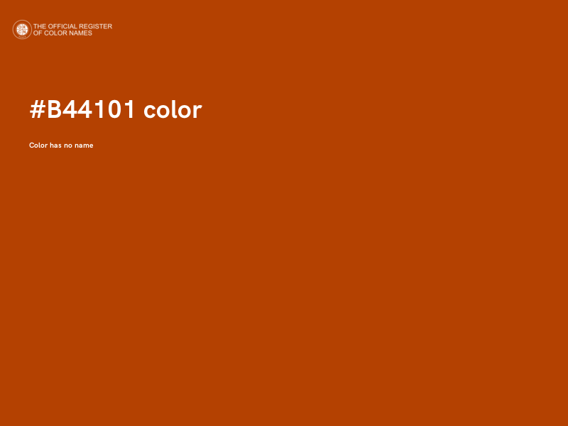 #B44101 color image