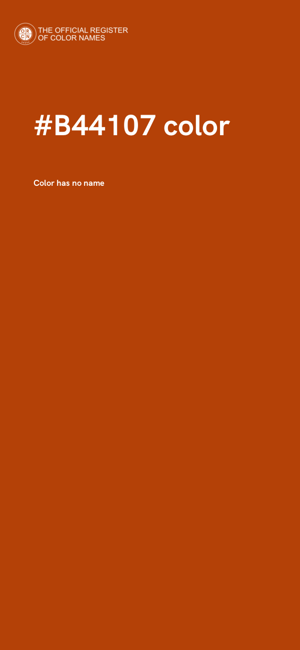 #B44107 color image