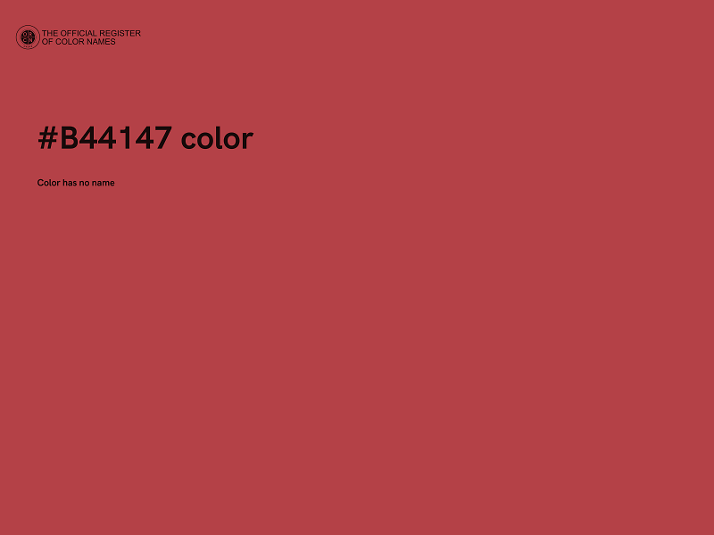 #B44147 color image