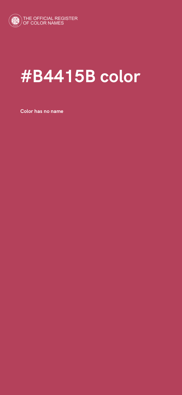 #B4415B color image