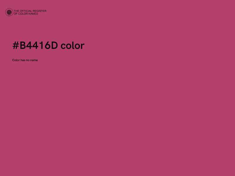 #B4416D color image