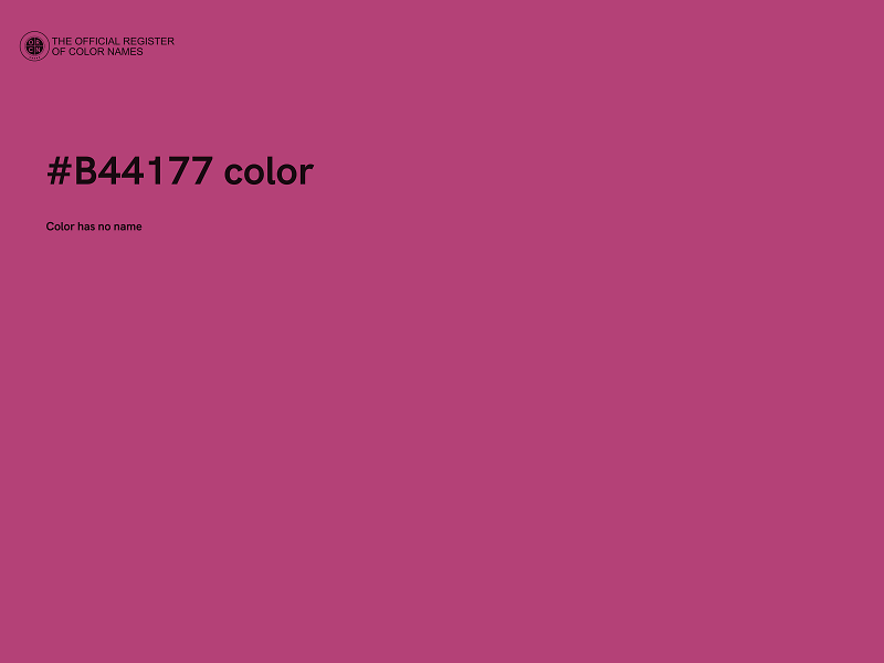 #B44177 color image