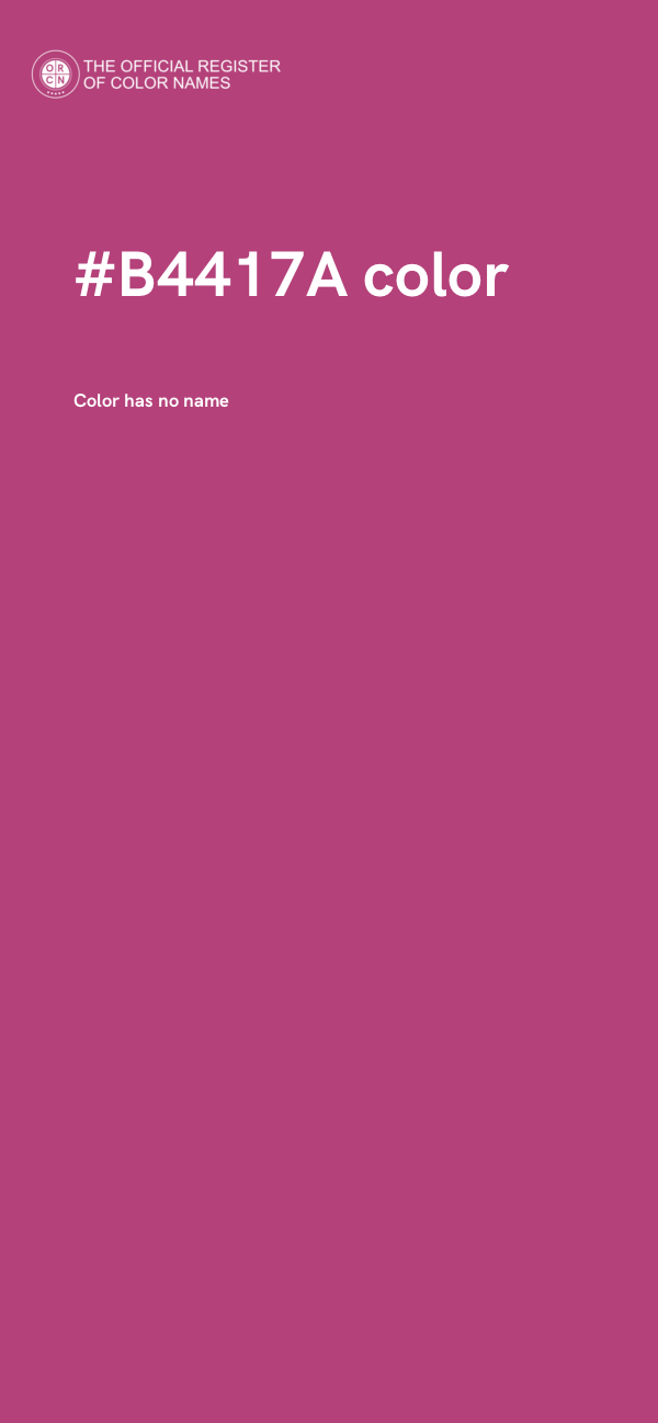 #B4417A color image