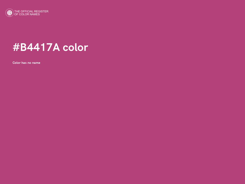 #B4417A color image