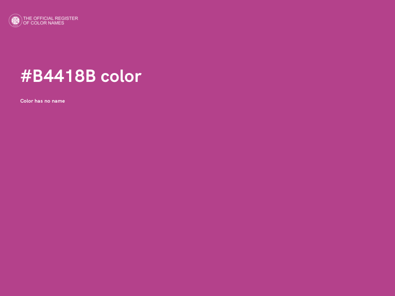 #B4418B color image