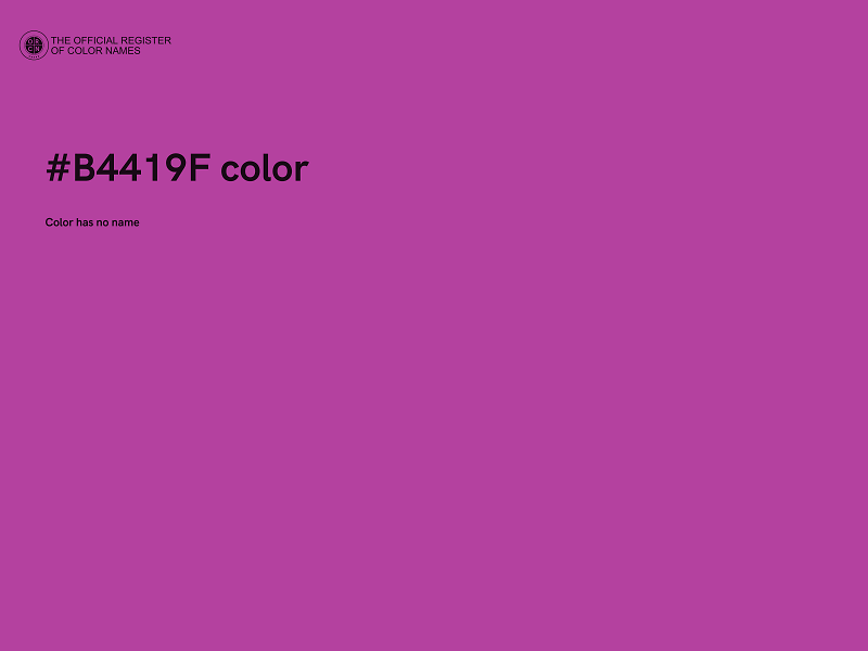 #B4419F color image