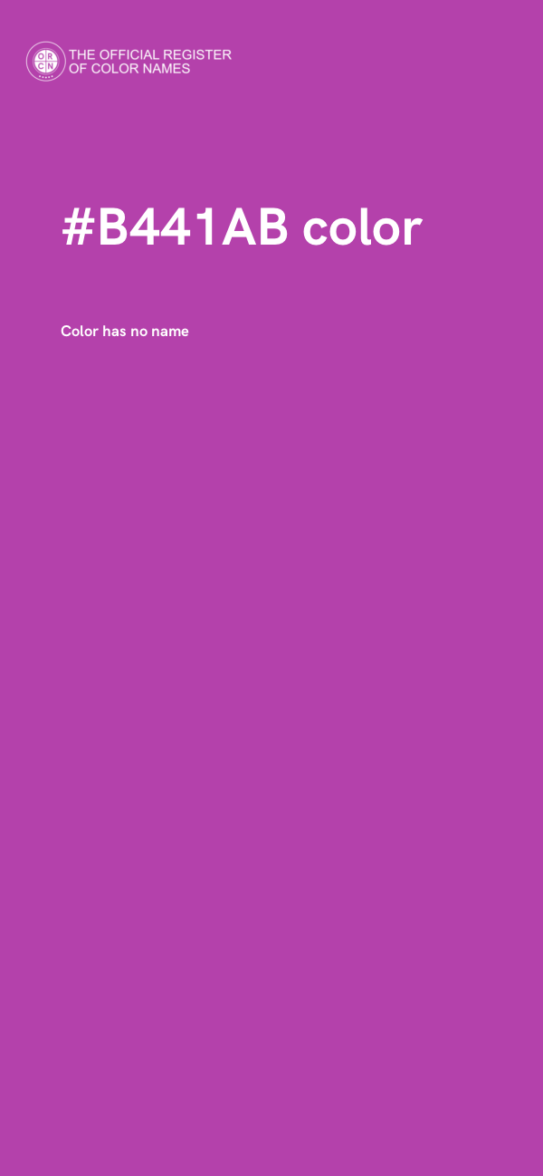 #B441AB color image