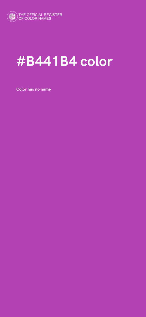 #B441B4 color image