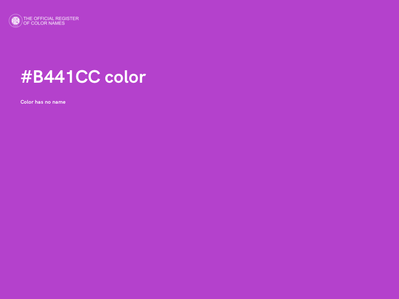 #B441CC color image