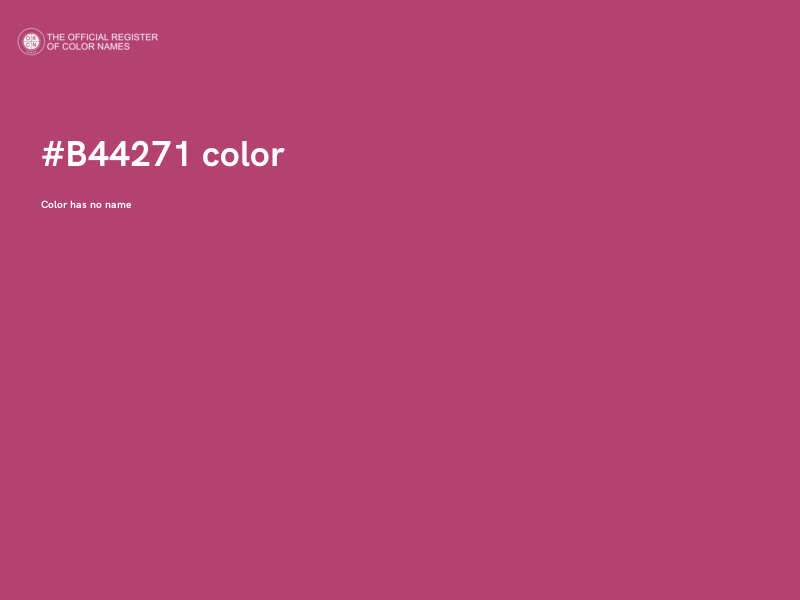 #B44271 color image