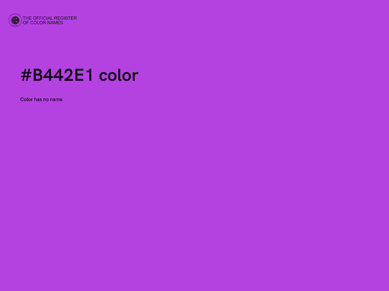 #B442E1 color image