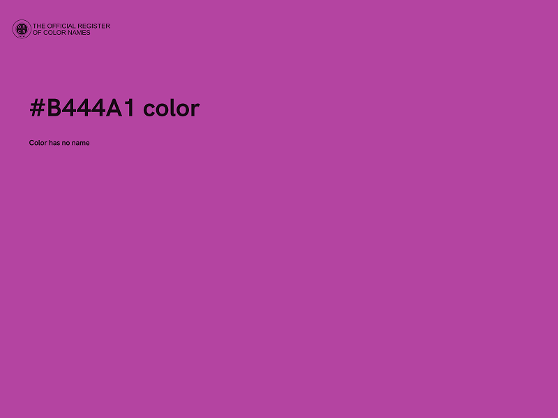 #B444A1 color image