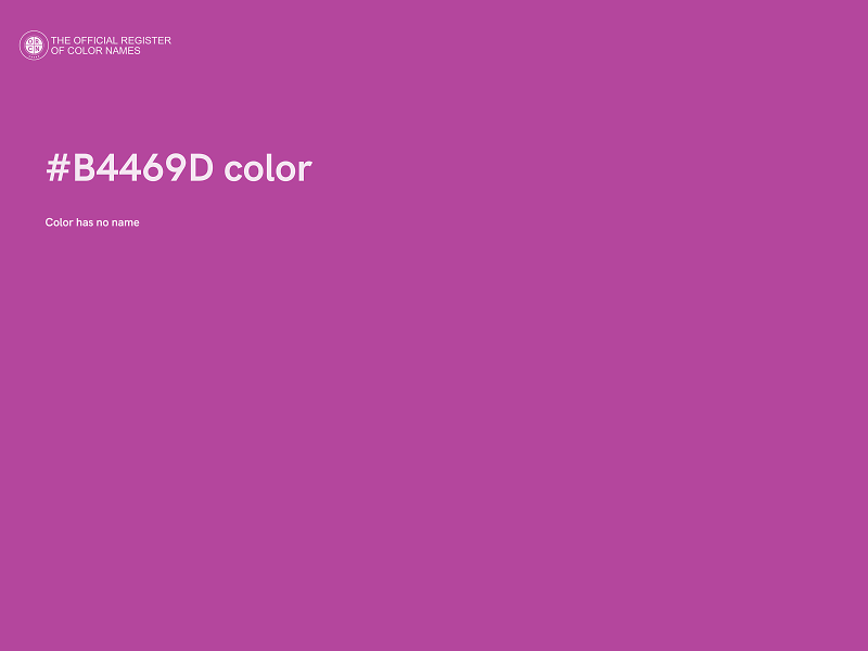 #B4469D color image