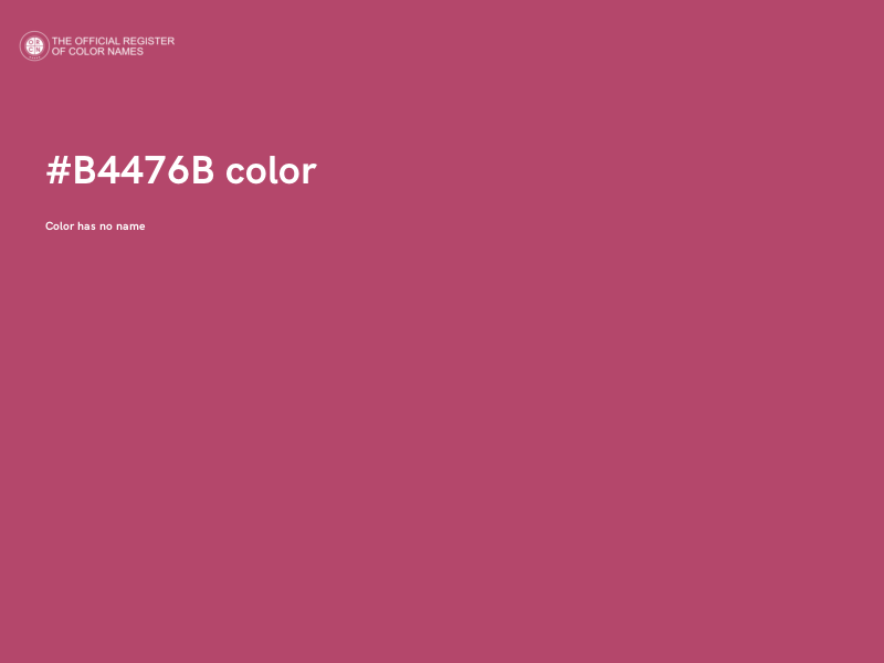 #B4476B color image