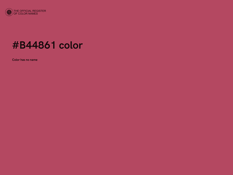 #B44861 color image