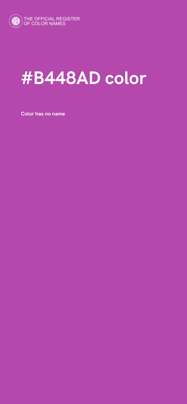 #B448AD color image