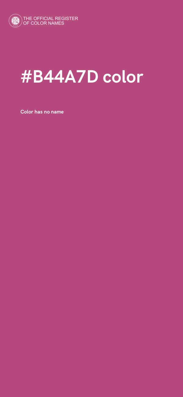 #B44A7D color image